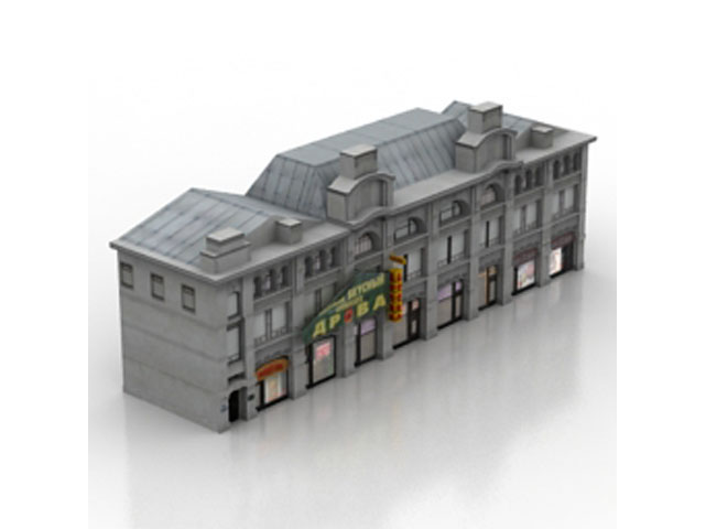Free Building restaurant Nikolskaya 5 Moscow N 3D model For Architecture 3Ds Max Model Download